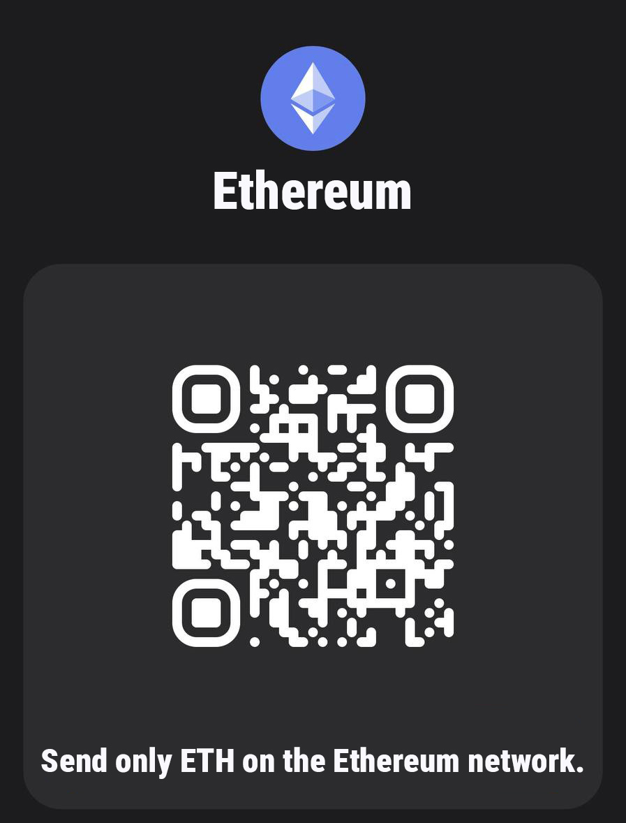 Ethereum donation QR code